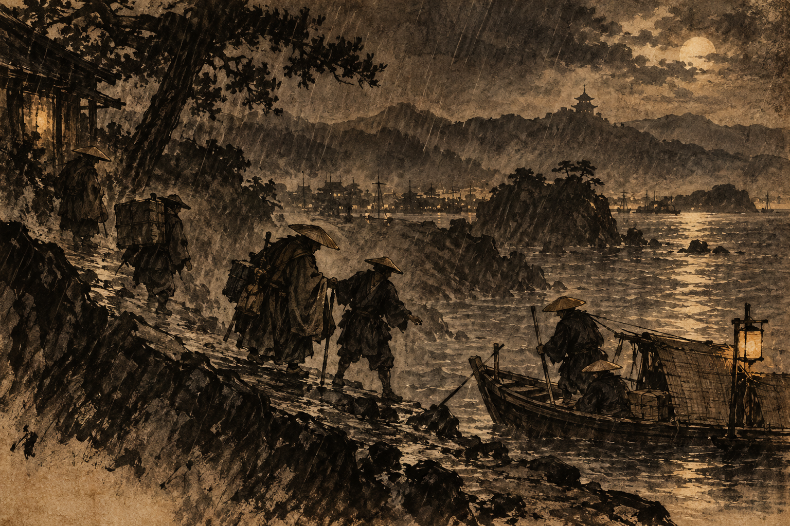 Moving Gessho toward Satsuma ink painting