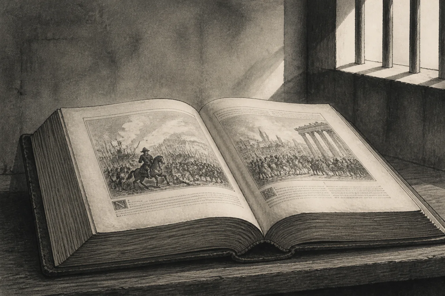 Political defeat became sustained work in translation and comparative history ink painting