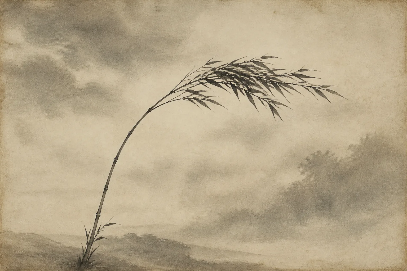 One poem survives through materials of transmission, not an assumed autograph ink painting