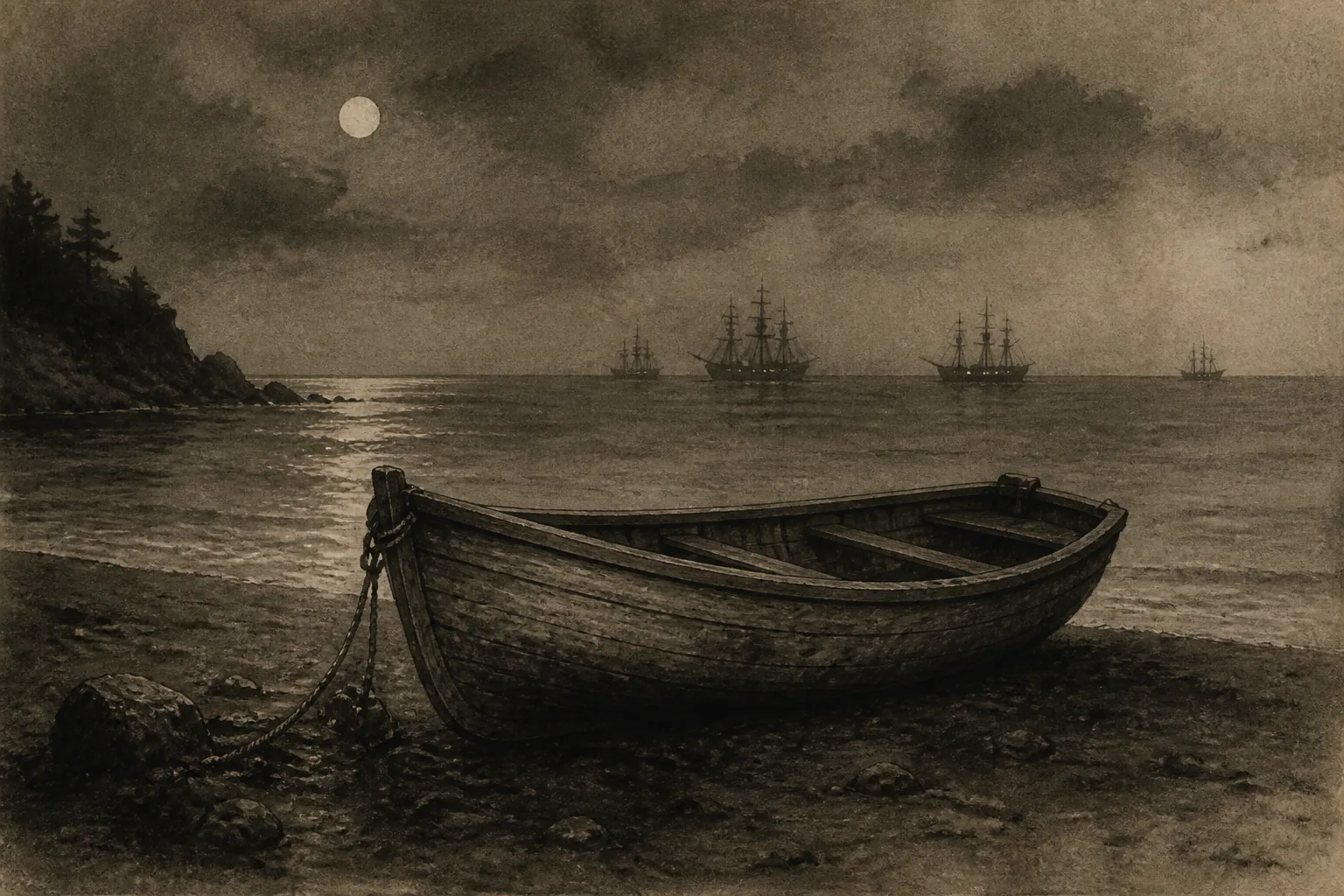 The Shimoda Attempt ink painting